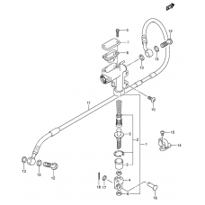 Rear master cylinder              

                  Model k5/k6