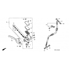 Fr. brake master cylinder