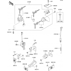 Ignition switch/locks/reflectors