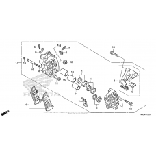 Right front brake caliper