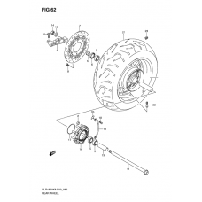 Rear wheel complete assy