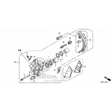 Front brake caliper (1)
