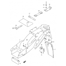 Rear fender              

                  Model w/x/y/k1/k2