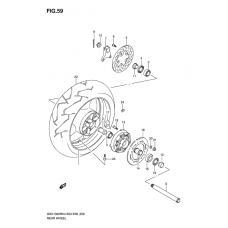 Rear wheel complete assy