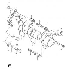 Front caliper