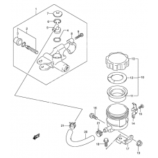 Front master cylinder