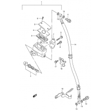 Front master cylinder