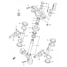 Steering stem              

                  Sv650k3/uk3/k4/uk4/k5/uk5/k6/uk6/k7/uk7/ak7/uak7