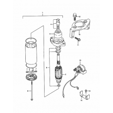 Starting motor