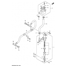 Rear master cylinder              

                  Gsf650k5/uk5/sk5/suk5/k6/uk6/sk6/suk6