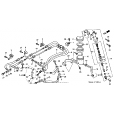 Rear brake master cylinder (2)