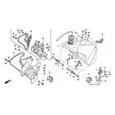 Tank fuel              

                  CR125RP/RR/RS/RT/RV