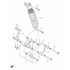 Rear cushion lever