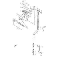 Front master cylinder              

                  Model w/x/y/k1