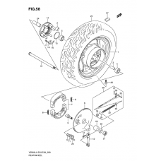 Rear wheel complete assy