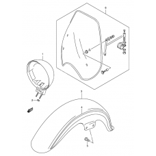 Front fender              

                  Model y/k1