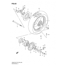 Rear wheel complete assy