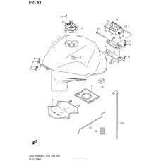 Топливный бак (Gsx1300Ral4 E33)