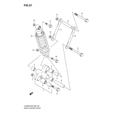 Rear cushion lever