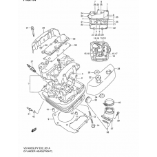 Cylinder head              

                  Front