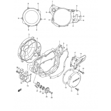 Crankcase cover- water pump