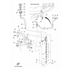 Rear master cylinder