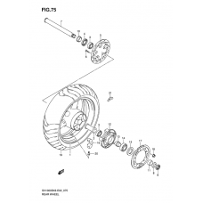 Rear wheel complete assy