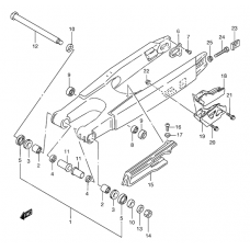 Rear swinging arm              

                  Model y