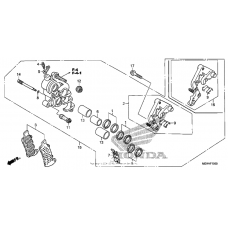 Right front brake caliper