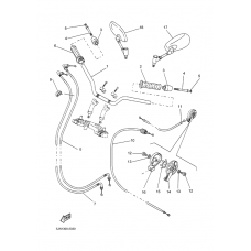 Steering handle. cable