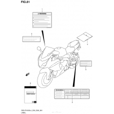 Информационные наклейки (Gsx-R1000L4 E03)