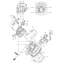 Cylinder head              

                  Front