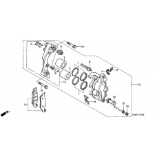 Front brake caliper