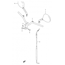 Handlebar              

                  Model ay50wr k1/k2/ay50w k3/k4