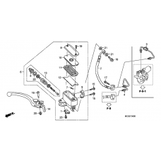 Fr. brake master cylinder