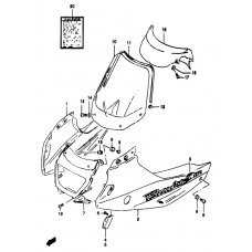 Cowling body              

                  Gsf1200sy/say