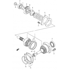 Secondary drive gear