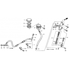 Rr. brake master cylinder              

                  NT650VW/X/Y/1