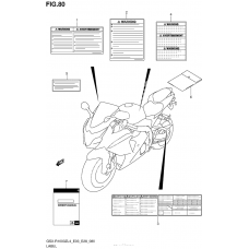 Информационные наклейки (Gsx-R1000Zl4 E28)