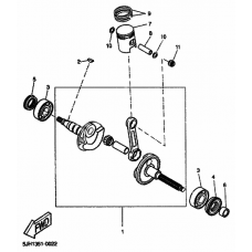 Crankshaft piston