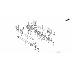 Shift drum/shift fork
