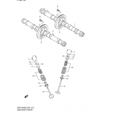 Cam shaft/valve