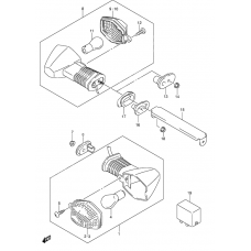 Turnsignal front & rear lamp              

                  Sv1000s/s1/s2