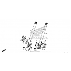 Вилка передней оси