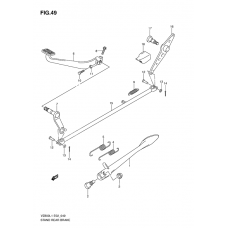 Stand - rear brake