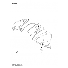 Fuel tank side cover              

                  Model k9