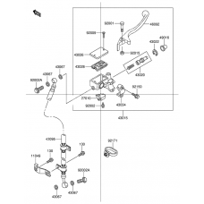 Front master cylinder