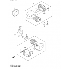 Turnsignal front & rear lamp              

                  Dr-z400ek2/ek3/ek4 e24