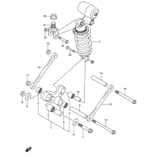 Rear cushion lever