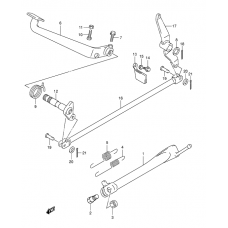 Stand - rear brake